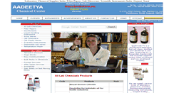 Desktop Screenshot of aadeetyachemv.com